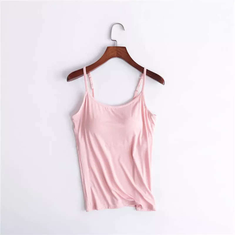 Tank With Built-In Bra - Buy More Save More