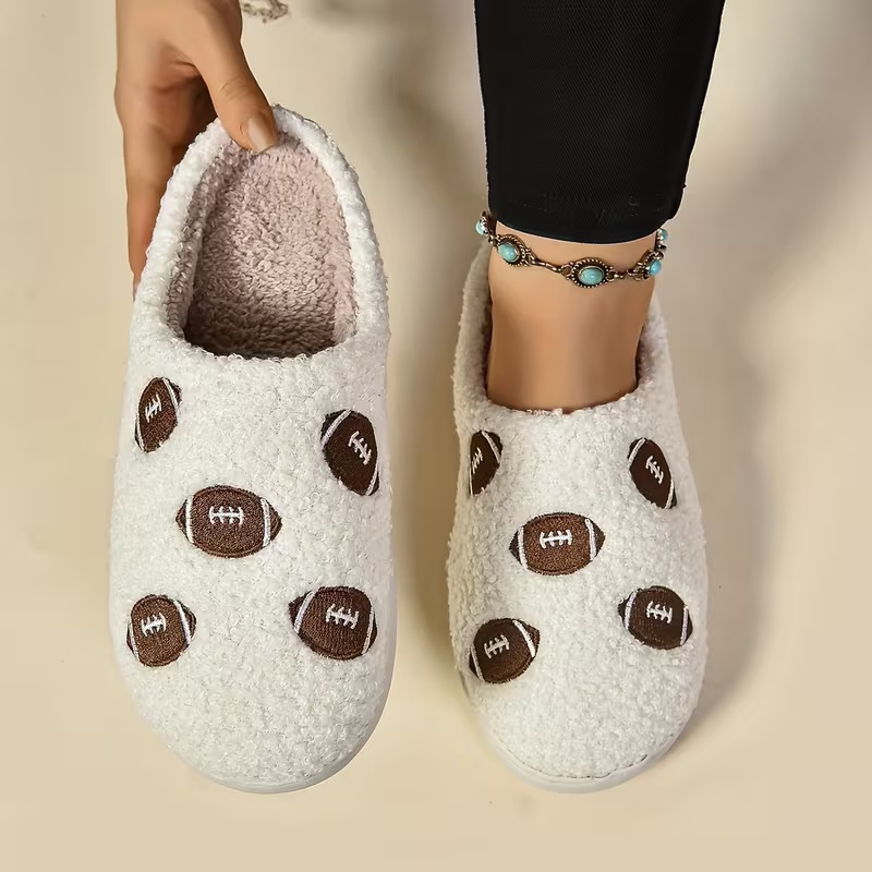 Women's Soft Fabric Non-Slip TPR Sole Slippers