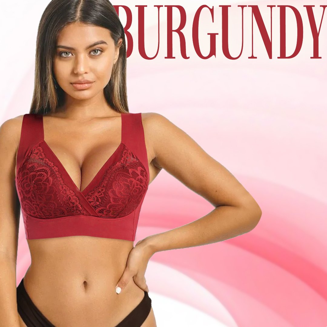 Full-Figure Seamless Lace Flory Bra