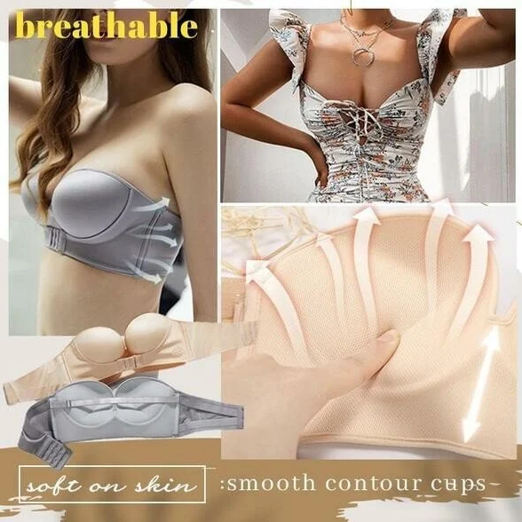 Invisible Strapless Non-slip Sexy No Steel Ring Tube Top