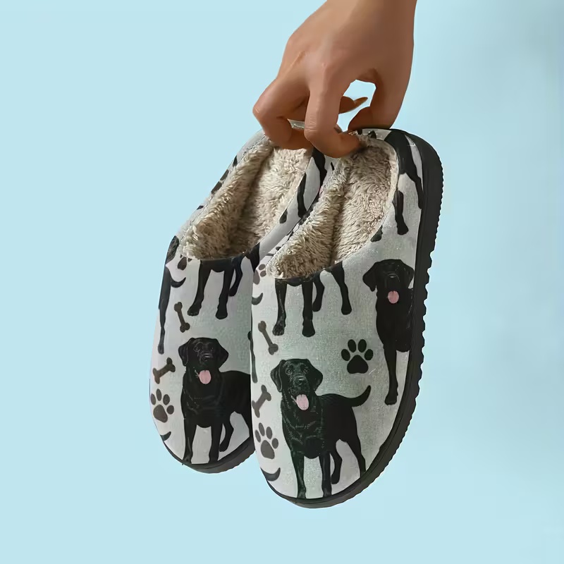 Women's Labrador Dog Slippers