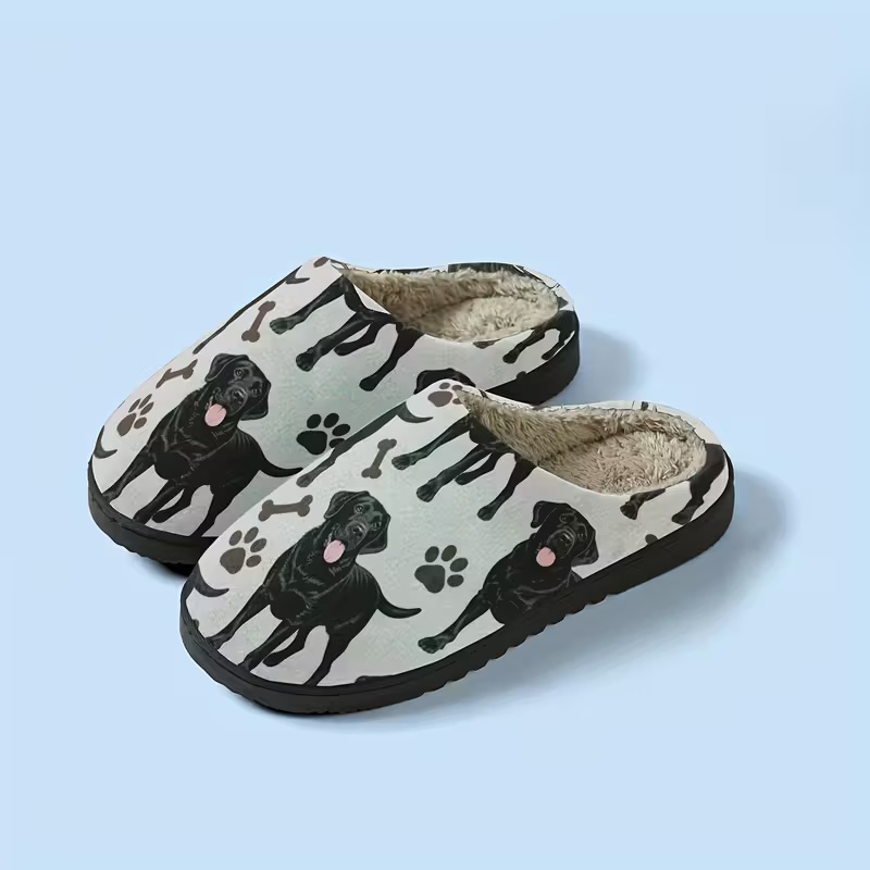 Women's Labrador Dog Slippers