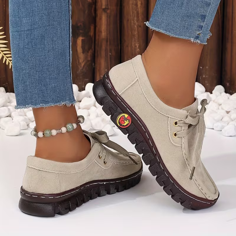 Women's Lightweight Slip-Resistant Flat Shoes