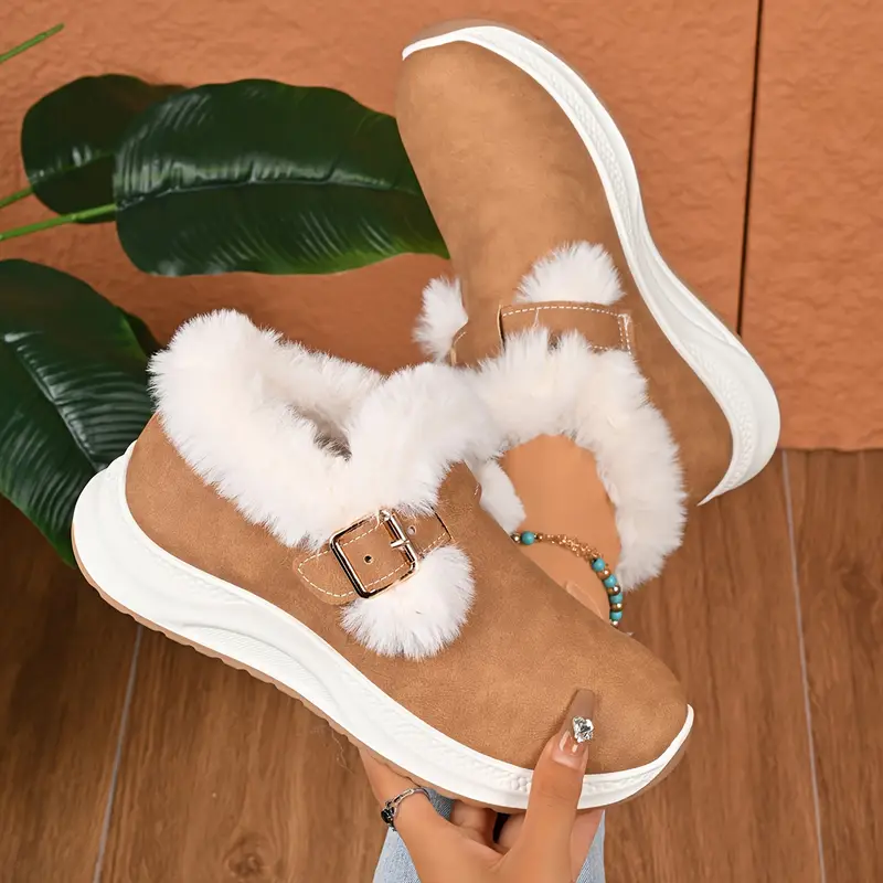 Women's Plush Winter Snow Boots