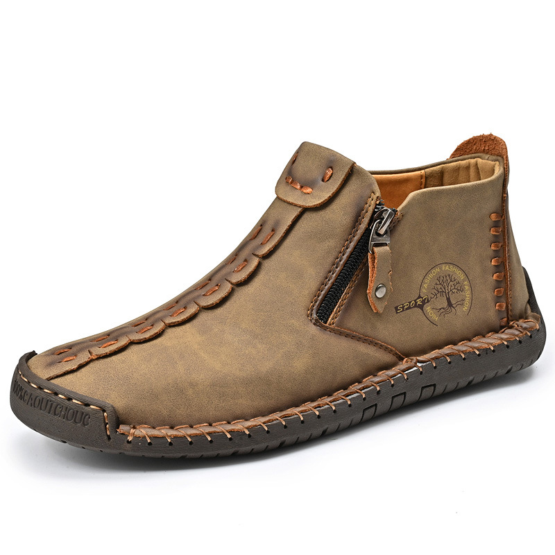 Last Day 60% OFF - Large size men's zipper boots