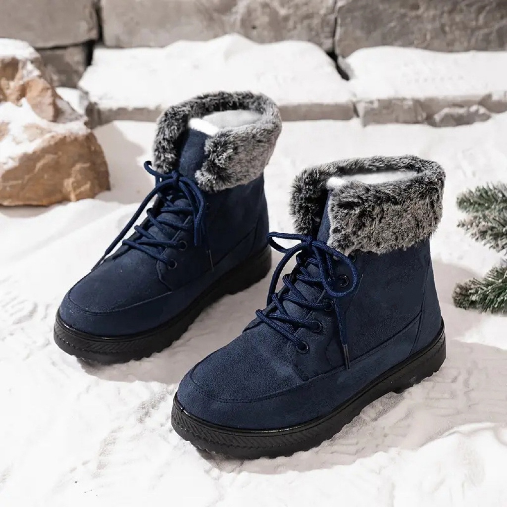 Women's Warm Lined Interior Breathable Winter Boots