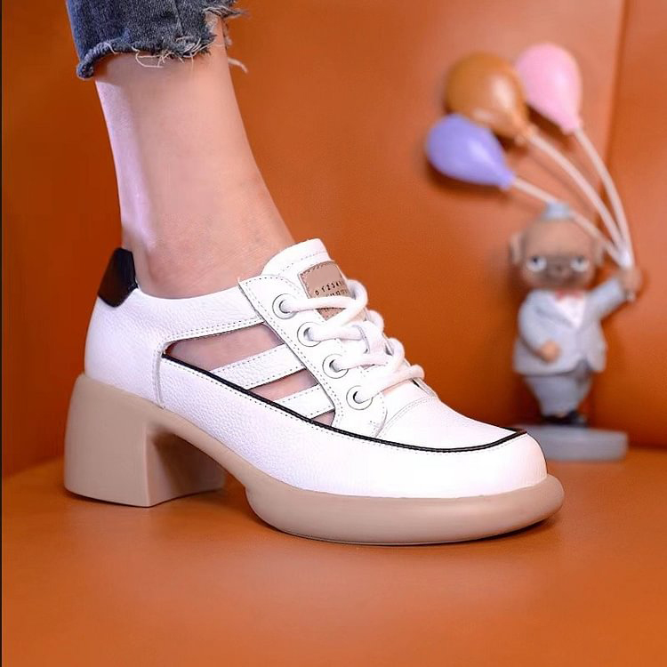 Womens Summer New Hollow High Heeled Sandals