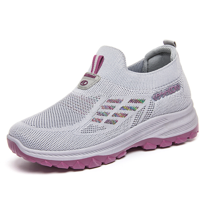 Breathable Lightweight Fly Woven Running Shoes
