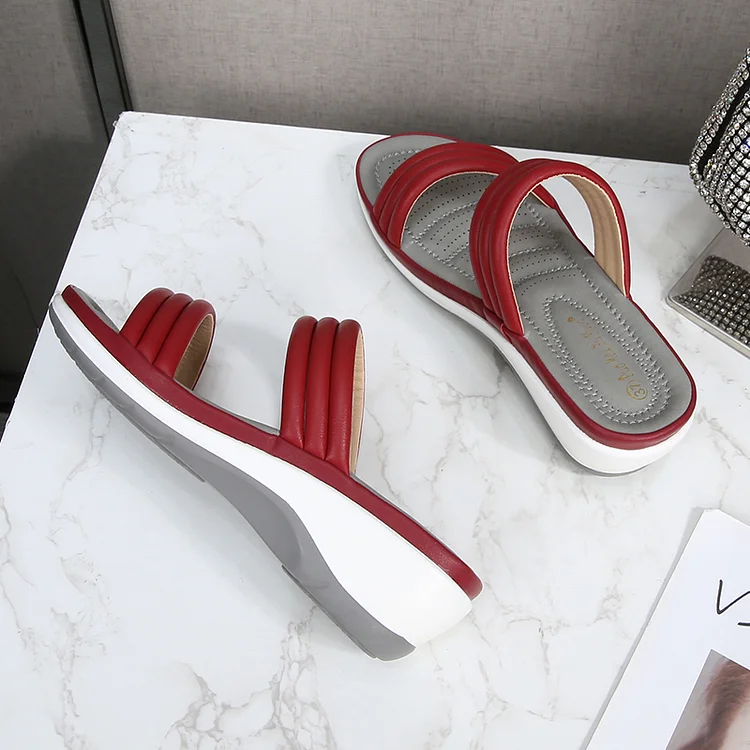 Women's Strappy Wedge Sandals