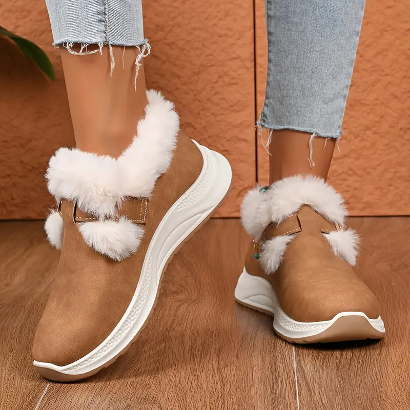 Women's Plush Winter Snow Boots