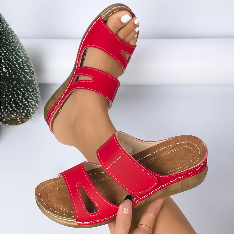 Women'S Comfortable Solid Color Casual Sandals