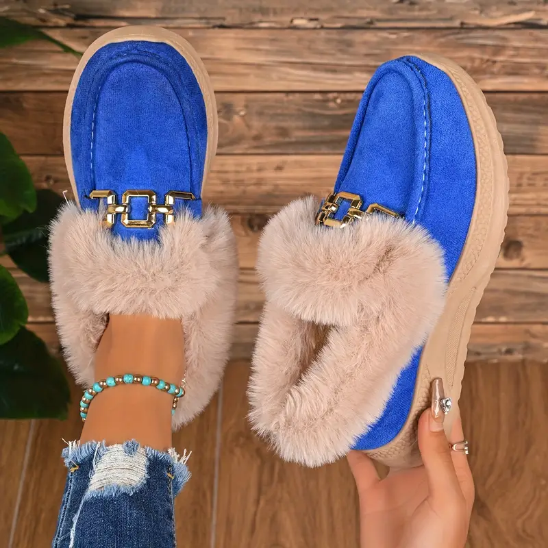 Women's Warm Imitation Rabbit Fur Winter Boots