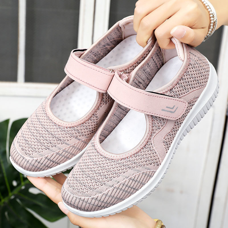 Velcro Breathable and Comfortable Casual Women's Shoes