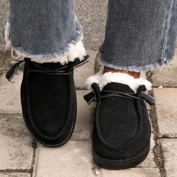 Women's soft head thick bottom orthotic arch support wool thick warm cotton shoes