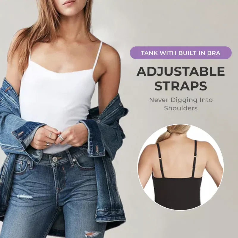 Tank With Built-In Bra - Buy More Save More