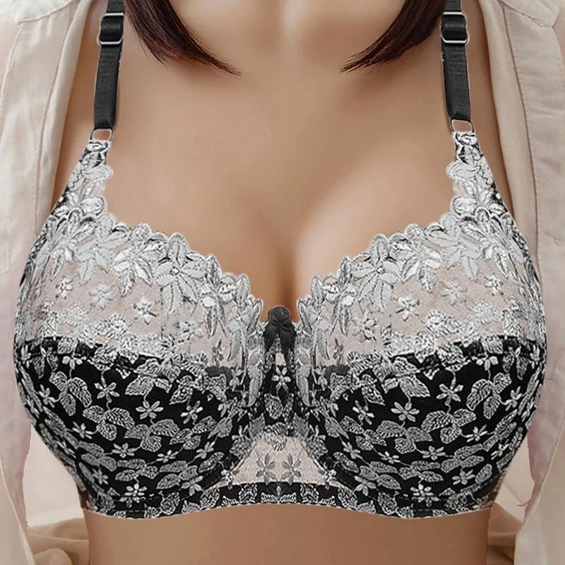 🔥Buy 1 Get 3🔥 Plus Size Bra Women Underwear Wire Free Comfort Soft Thin Breathable