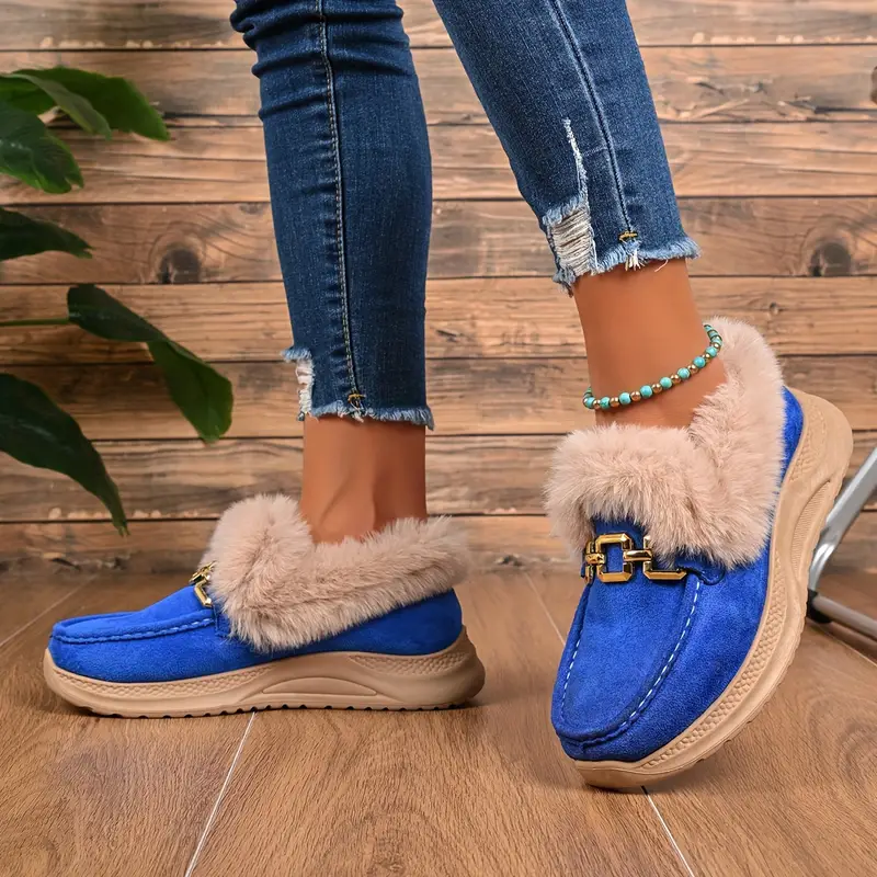 Women's Warm Imitation Rabbit Fur Winter Boots
