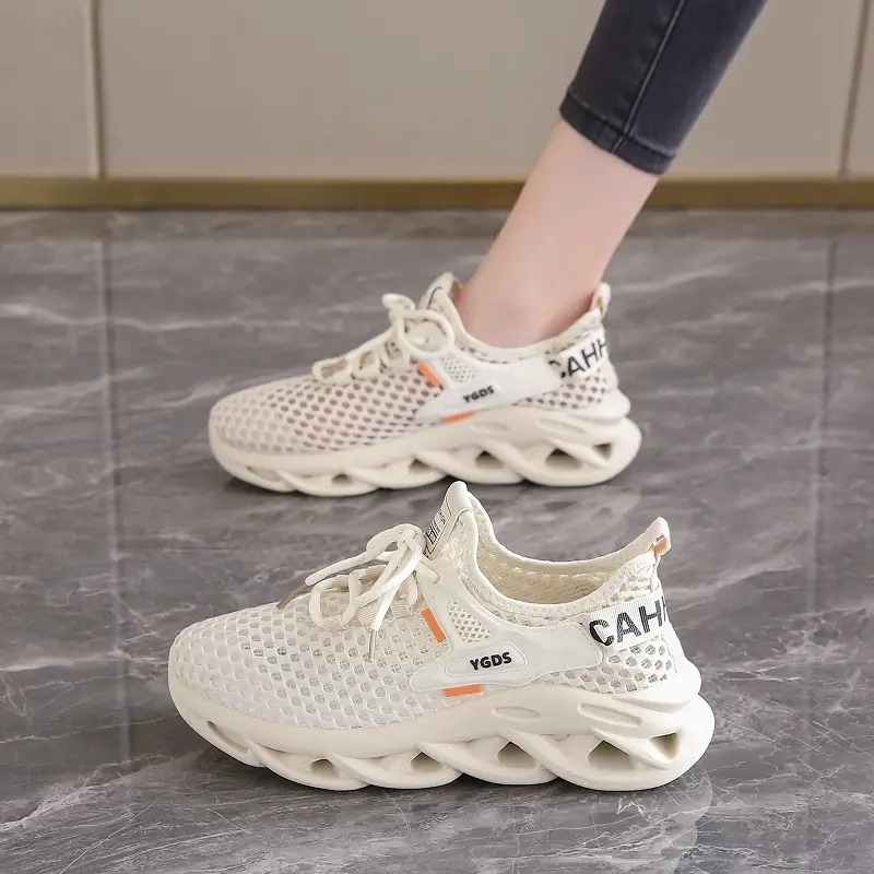 Women's Breathable Mesh Sneakers - Lightweight Athletic & Casual Shoes with EVA Sole
