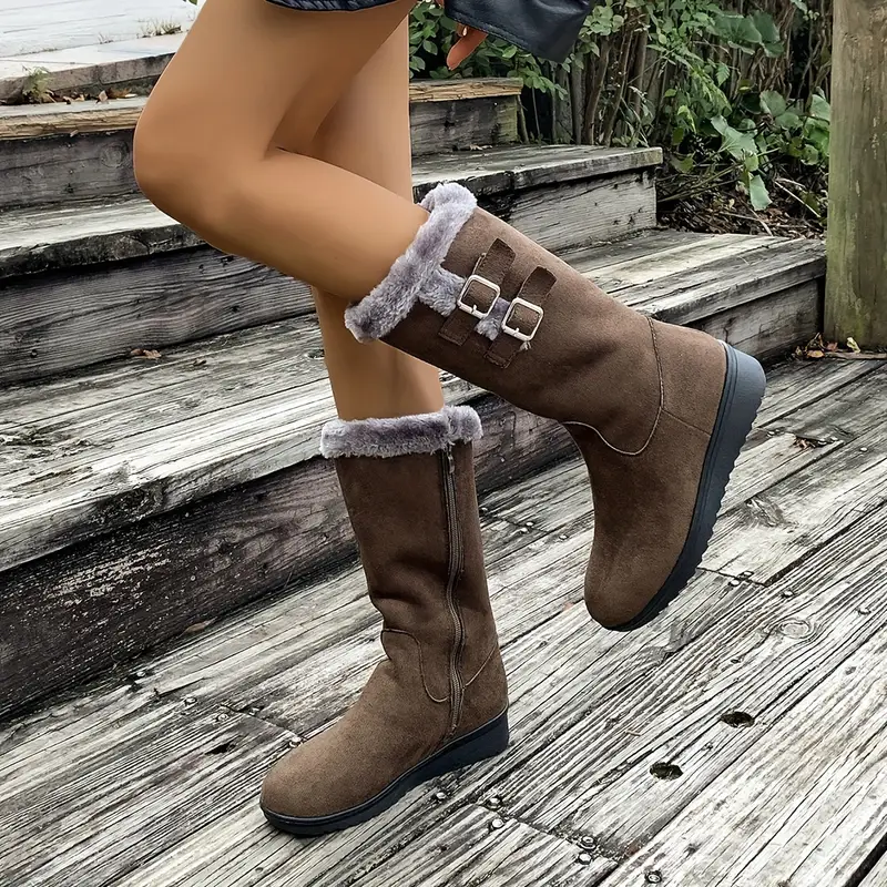 Women's Winter Thickened Mid-Calf Boots