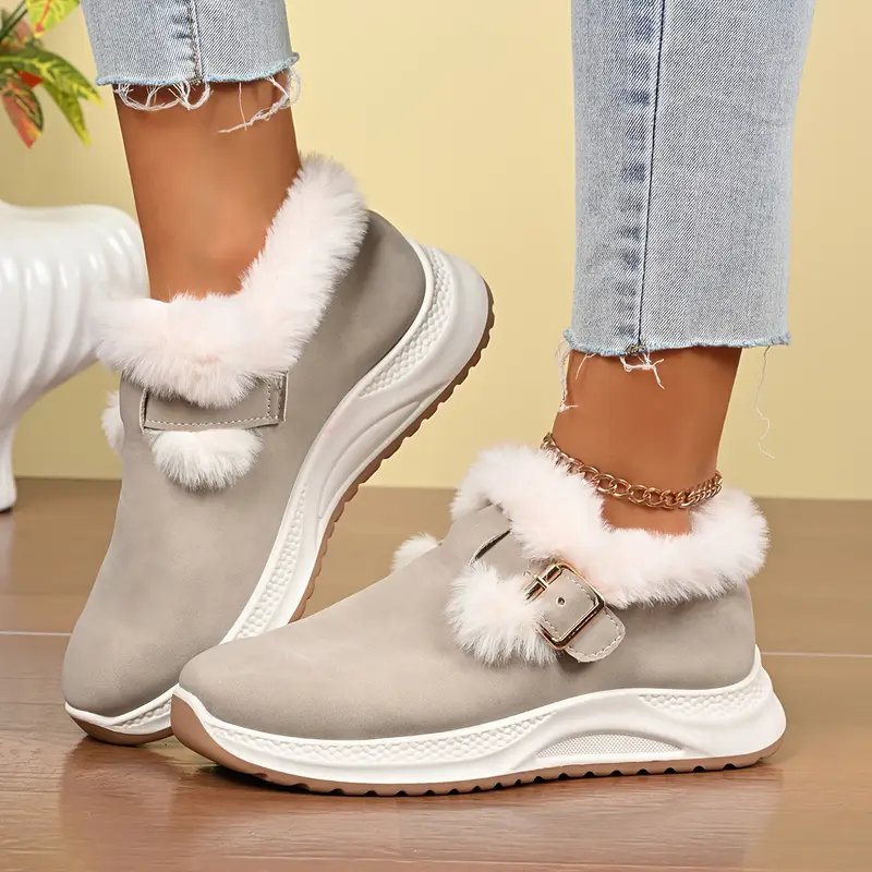 Women's Plush Winter Snow Boots