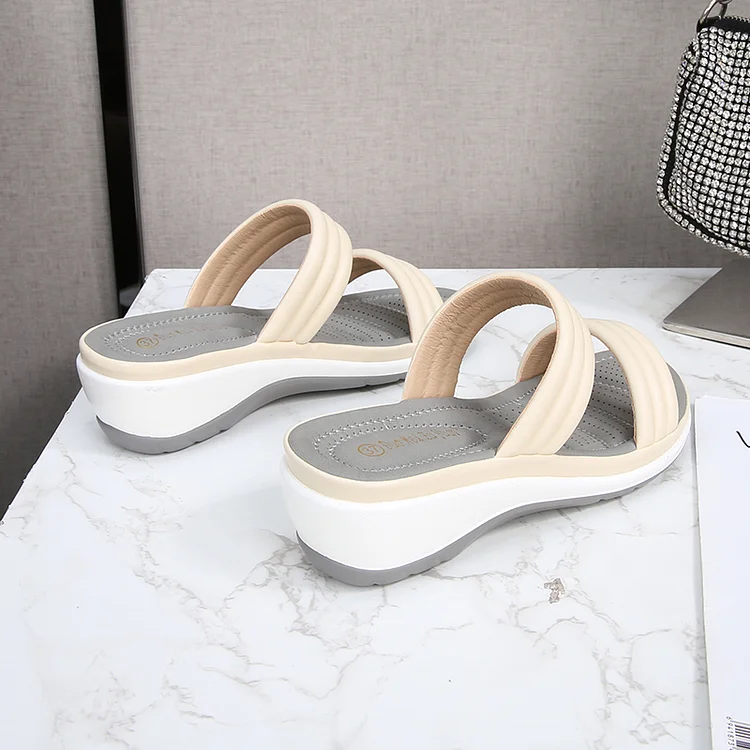 Women's Strappy Wedge Sandals