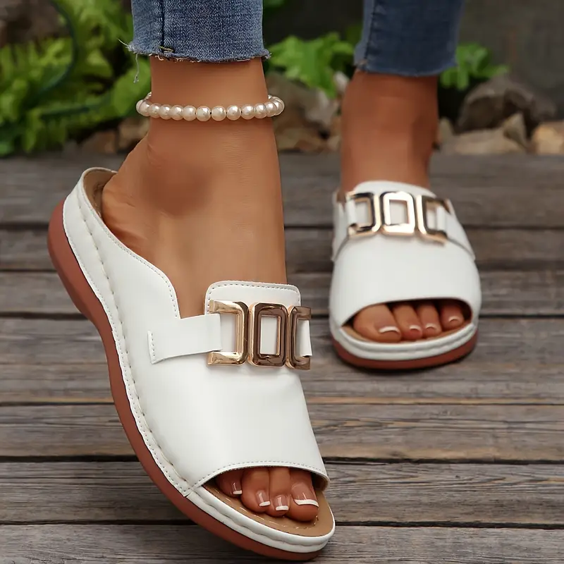 Women's Comfortable Slip-On Wedge Sandals