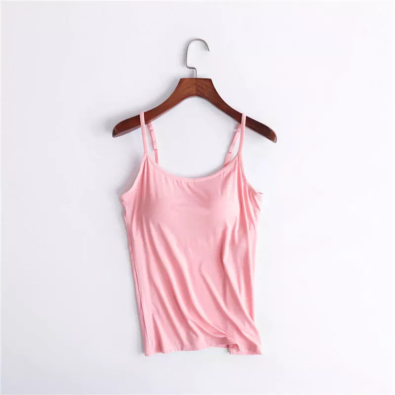 Tank With Built-In Bra - Buy More Save More