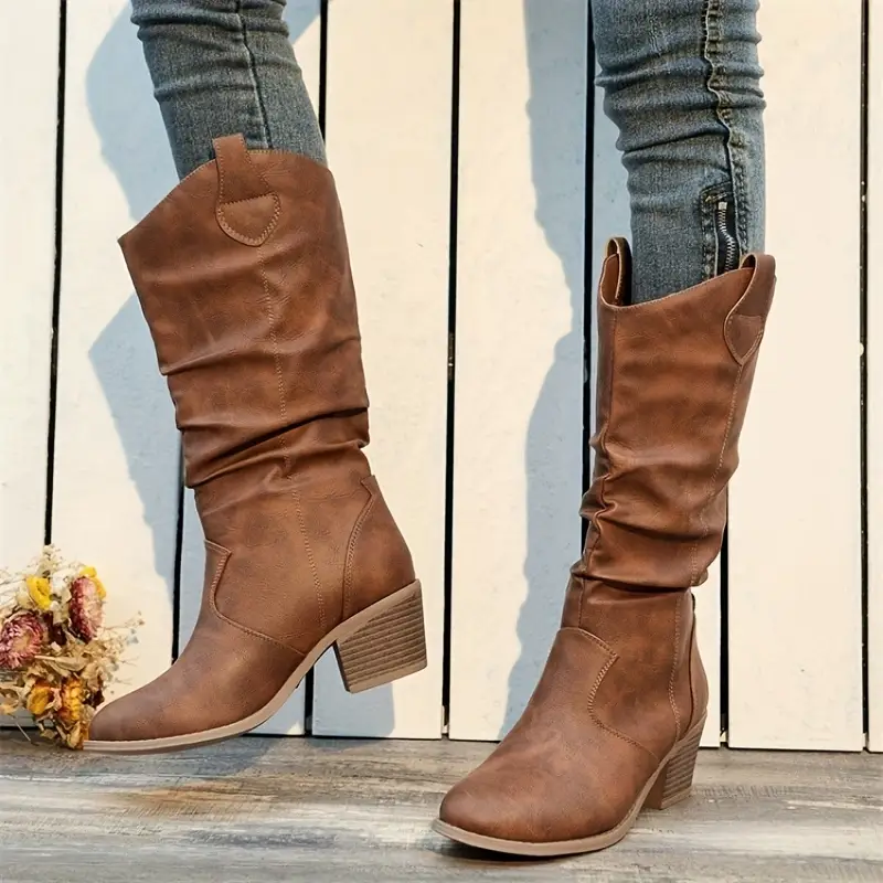 Women's Stylish Western Cowboy Boots 