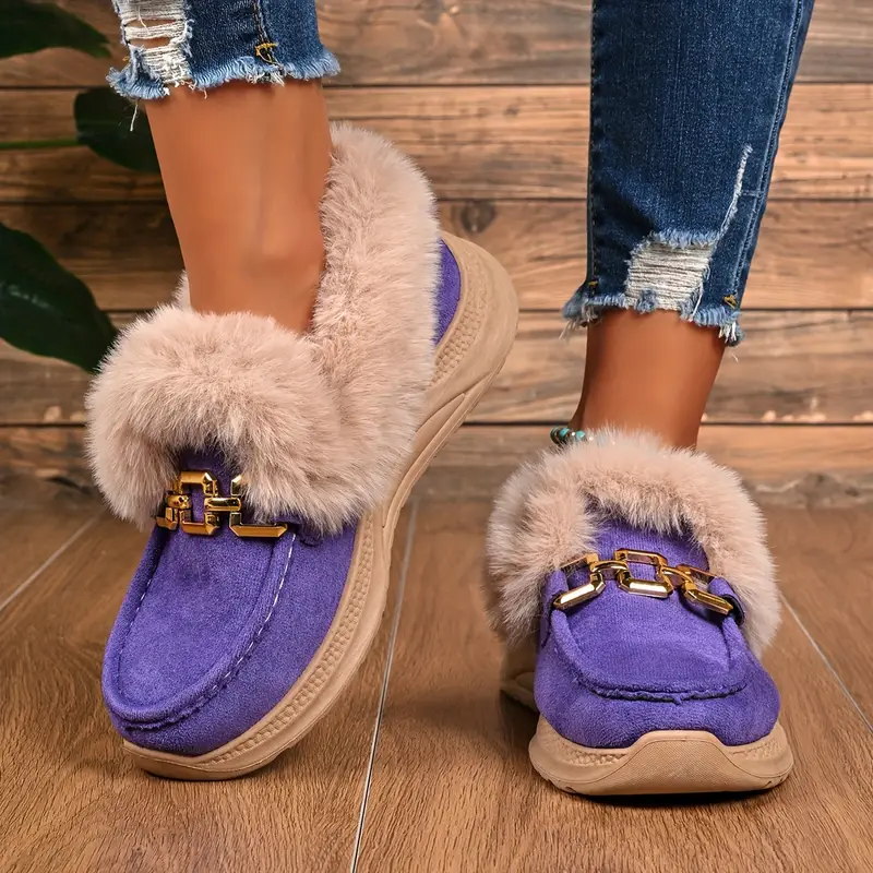Women's Warm Imitation Rabbit Fur Winter Boots