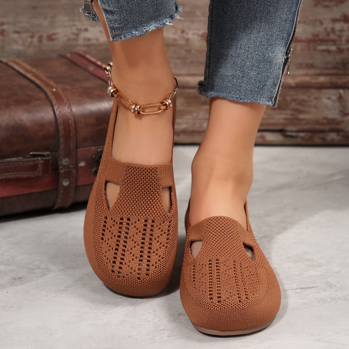 Women's Casual Breathable Slip On Orthopaedic Walking Sneakers