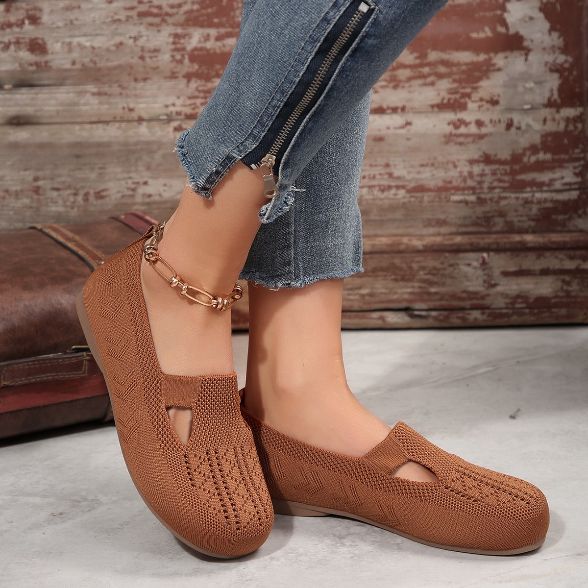 Women's Casual Breathable Slip On Orthopaedic Walking Sneakers