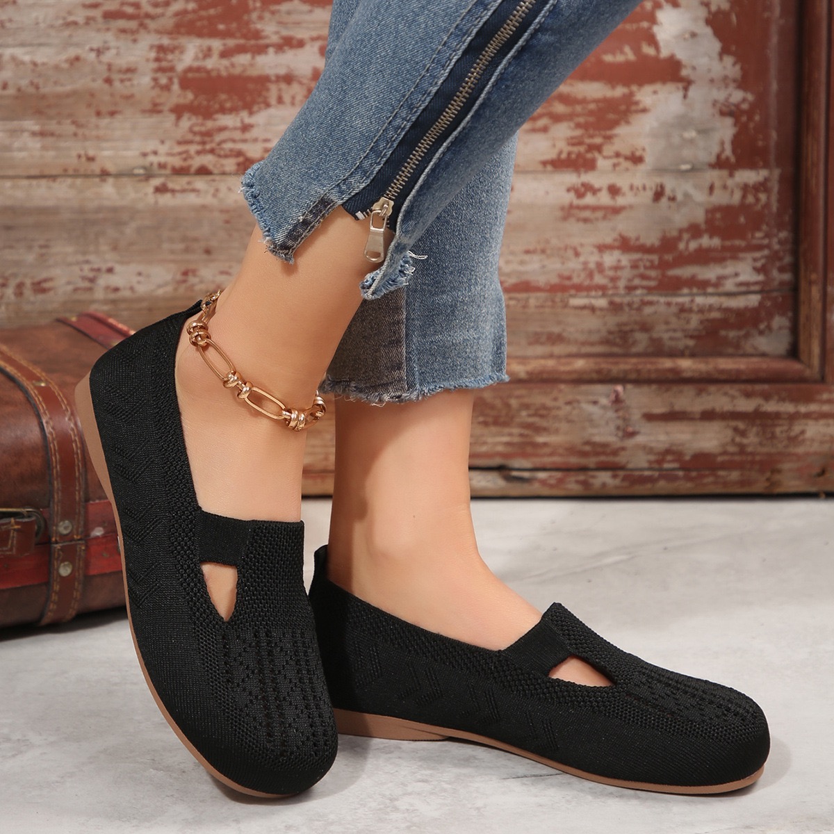 Women's Casual Breathable Slip On Orthopaedic Walking Sneakers