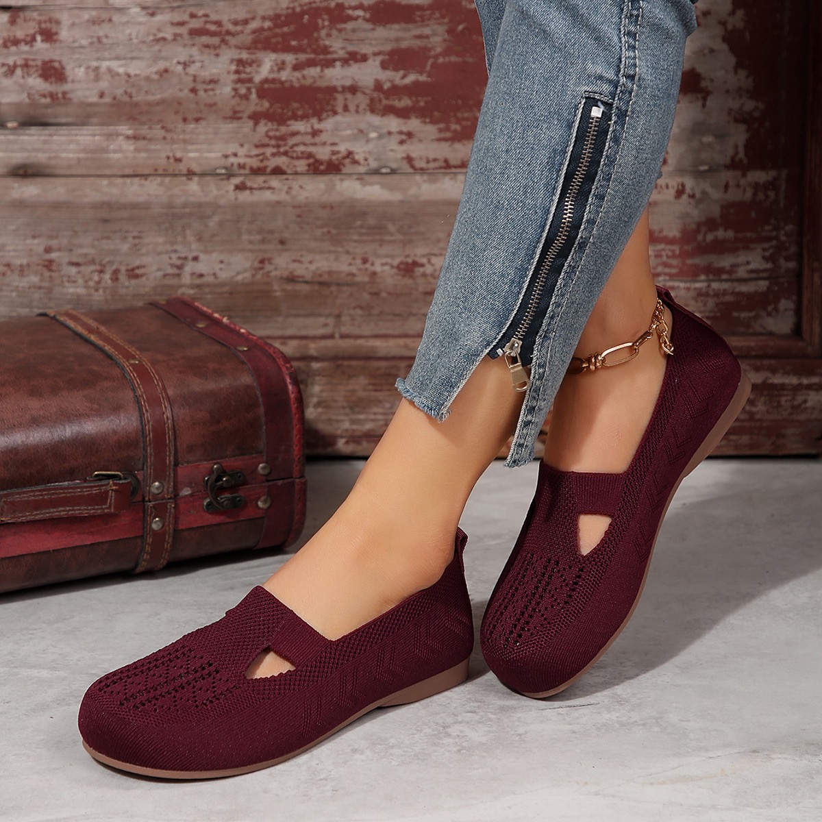 Women's Casual Breathable Slip On Orthopaedic Walking Sneakers