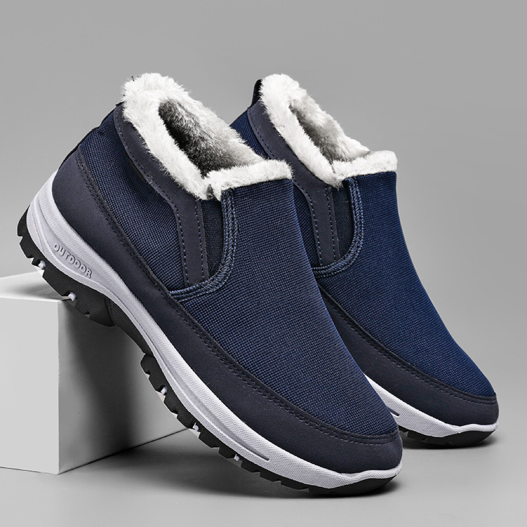 Men's Casual Breathable Slip-On Cotton Shoes