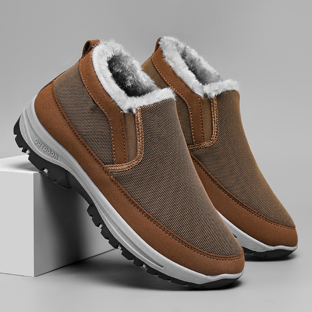 Men's Casual Breathable Slip-On Cotton Shoes