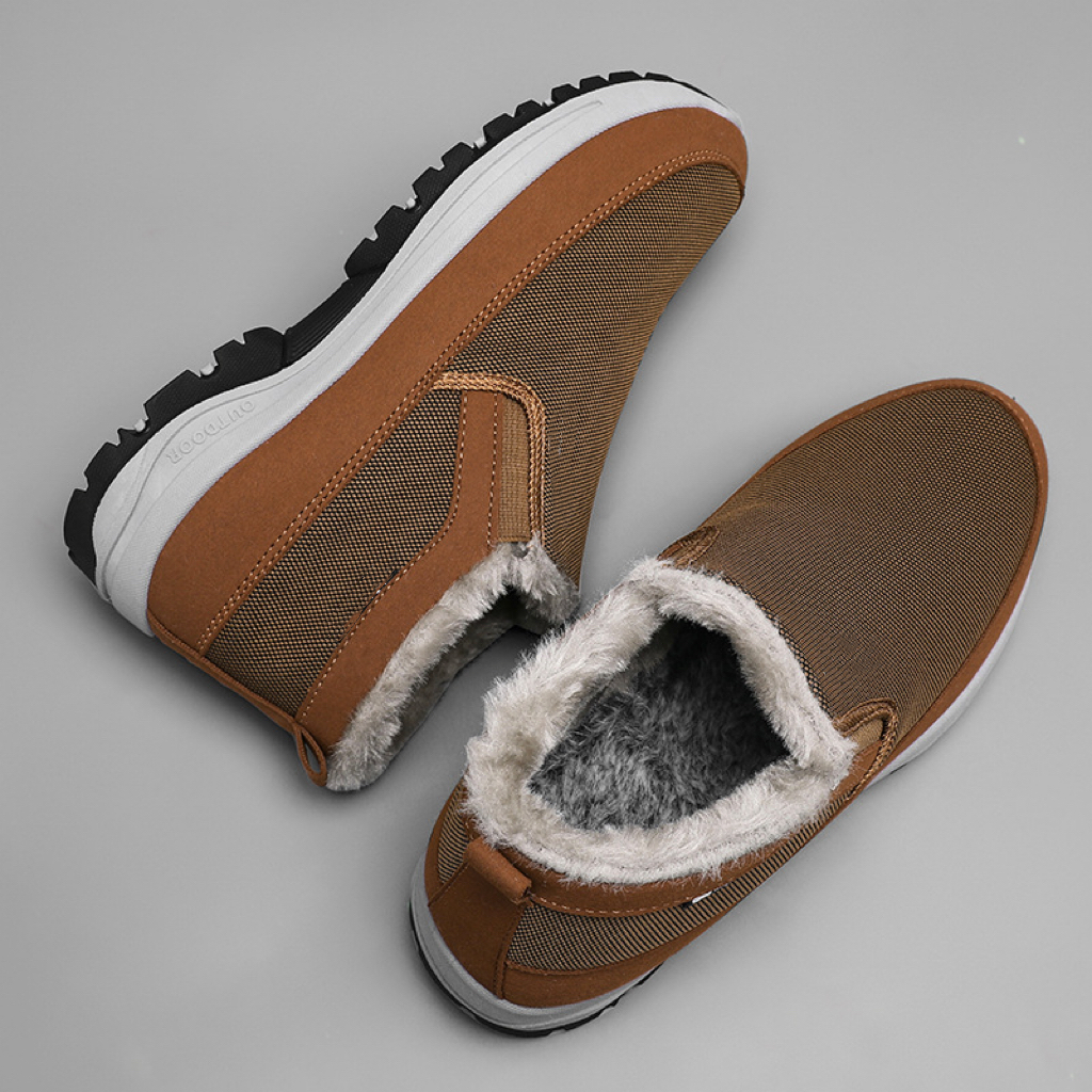 Men's Casual Breathable Slip-On Cotton Shoes