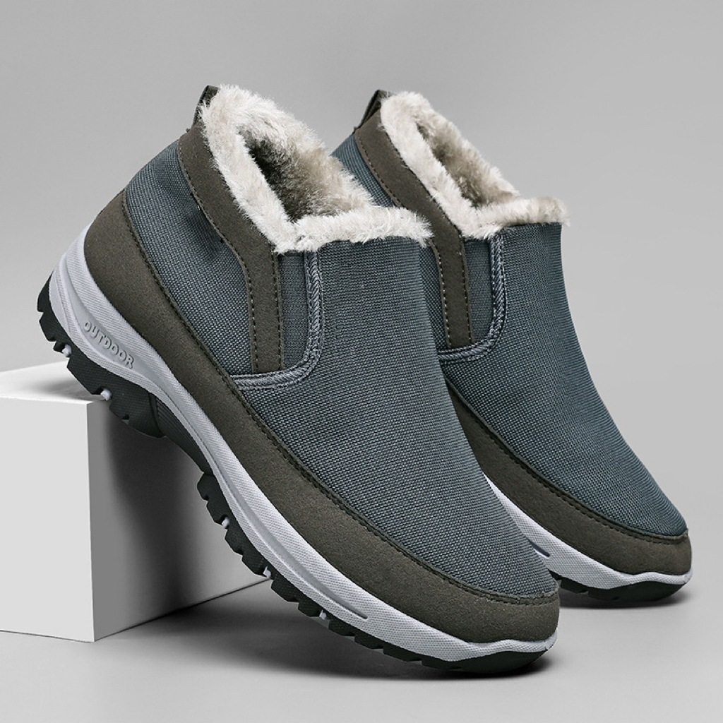 Men's Casual Breathable Slip-On Cotton Shoes