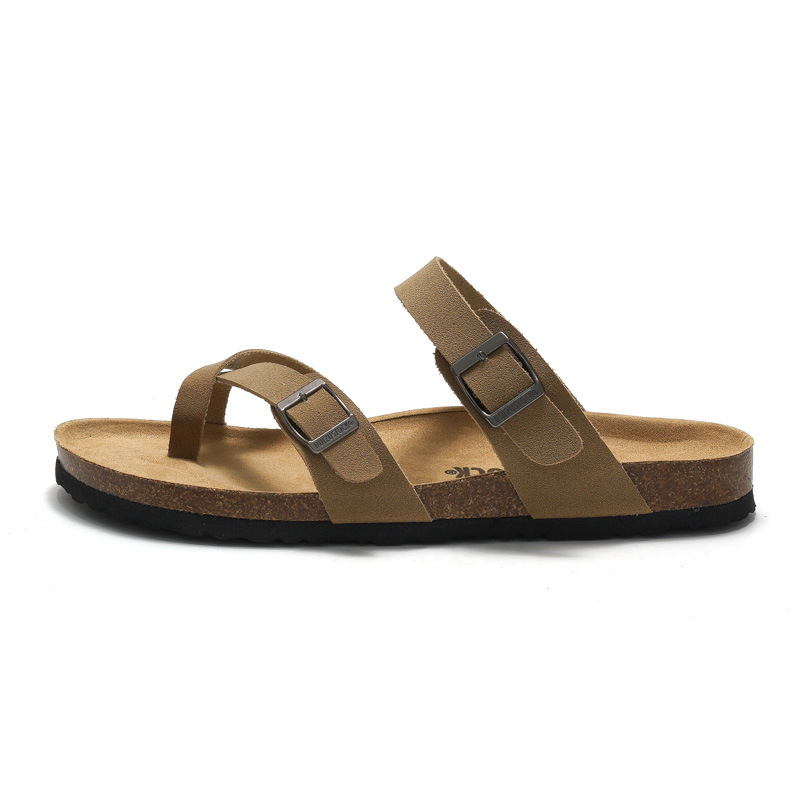 Women's Flat Cork Toe Post Sandals