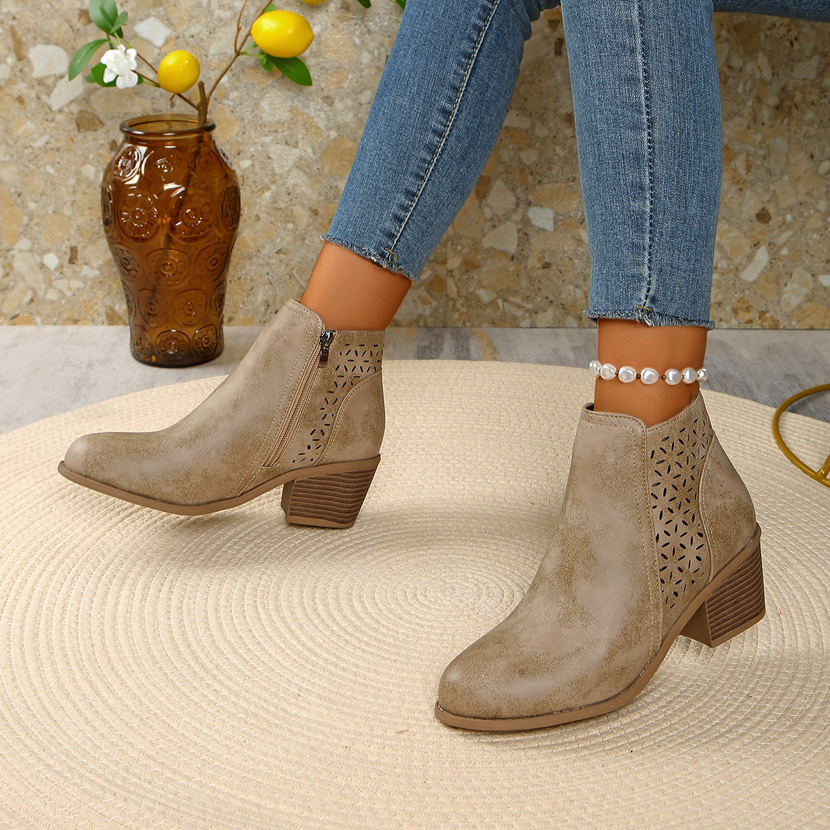 Women's Orthopedic Waterproof Chunky Boots