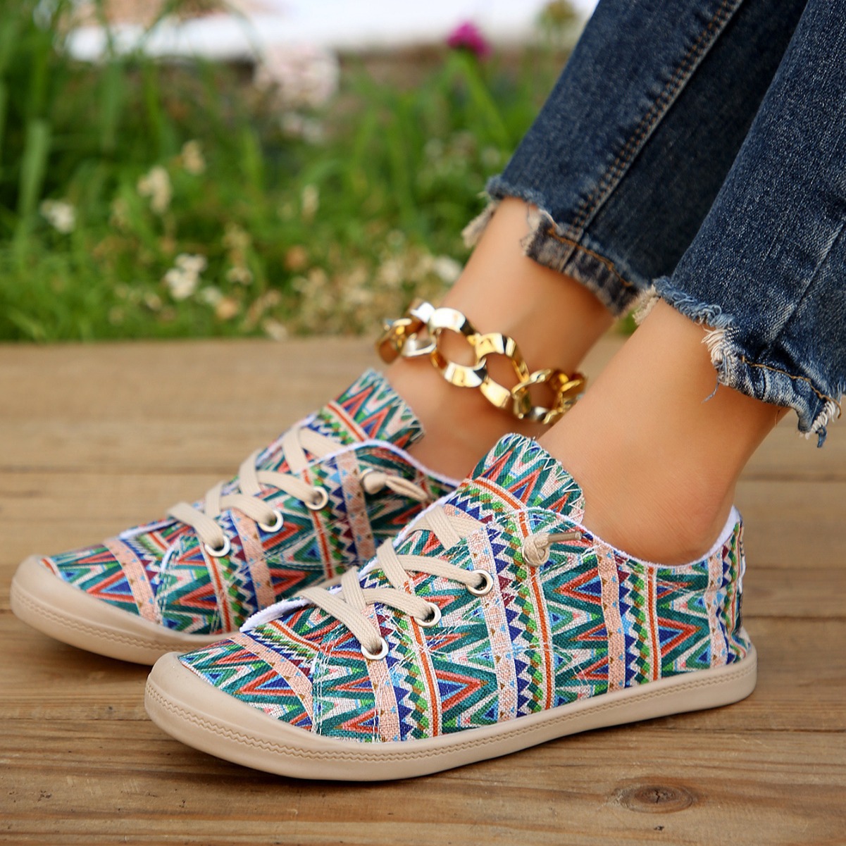 Women's Lightweight Breathable Slip-On Casual Sneakers 