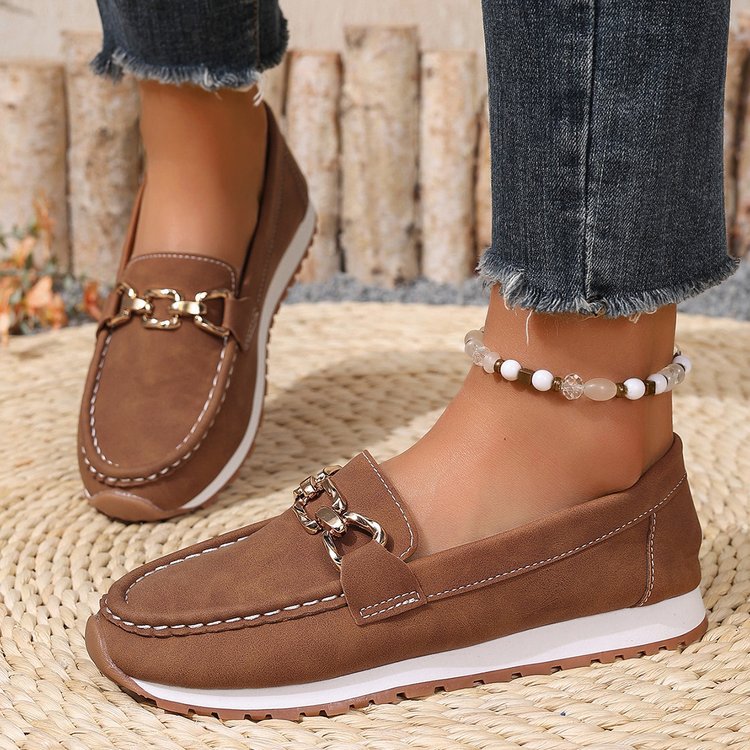 Comfortable Metal Slip-on Shoes