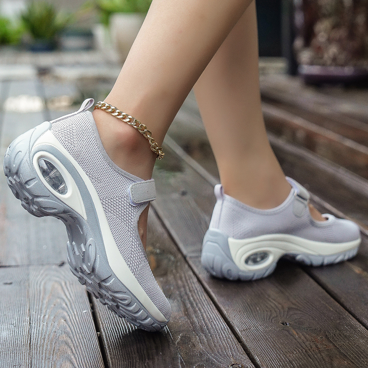 Women's Orthopedic Air Cushion Wedge Sneakers