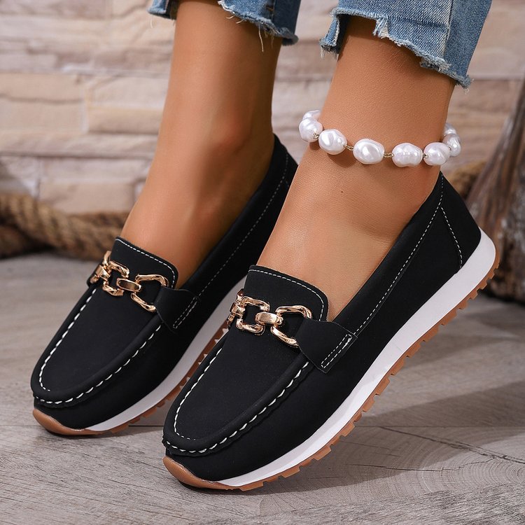 Comfortable Metal Slip-on Shoes