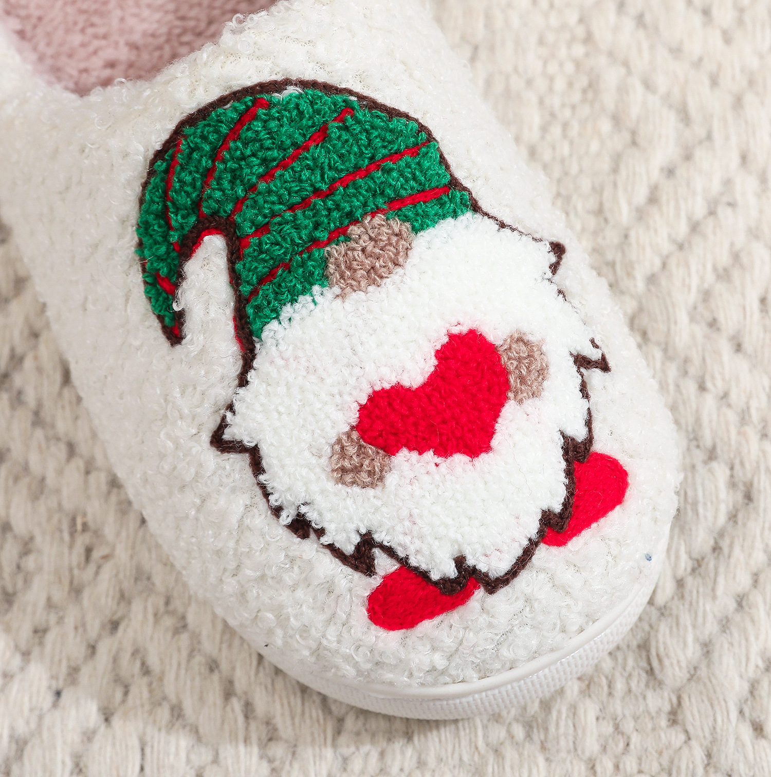 Santa Claus Couple Cotton Slippers