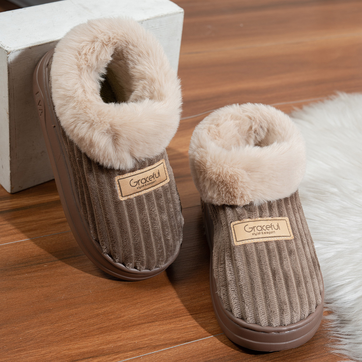 Winter Warm Non-Slip Sole & Soft Cushioned Slippers
