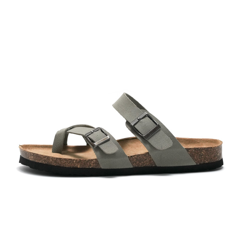 Women's Flat Cork Toe Post Sandals