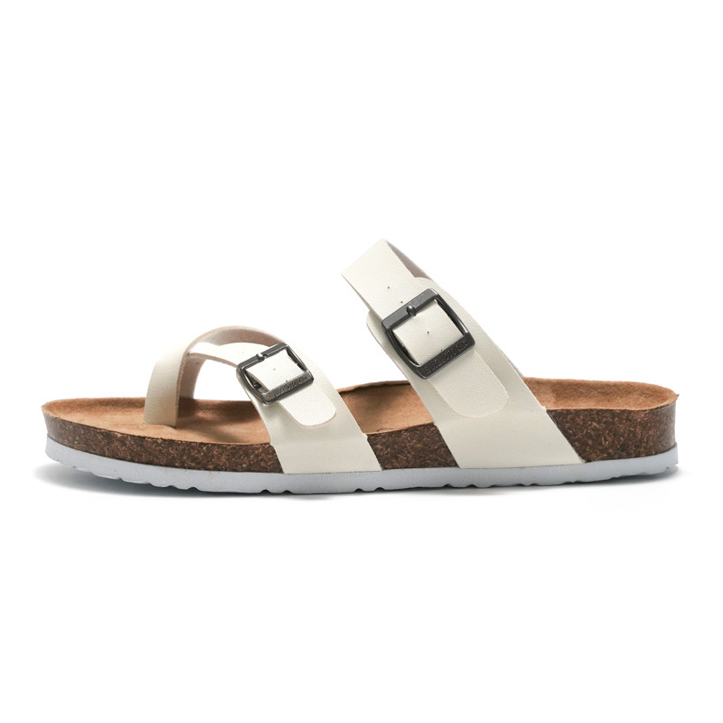 Women's Flat Cork Toe Post Sandals