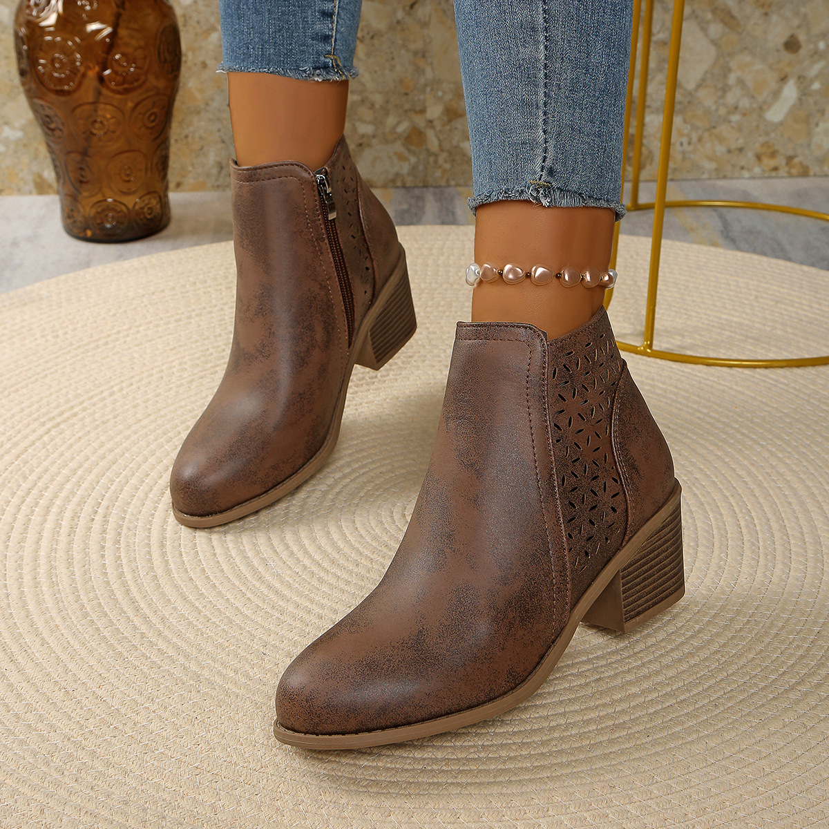 Women's Orthopedic Waterproof Chunky Boots