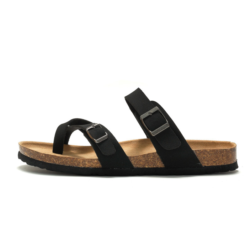 Women's Flat Cork Toe Post Sandals