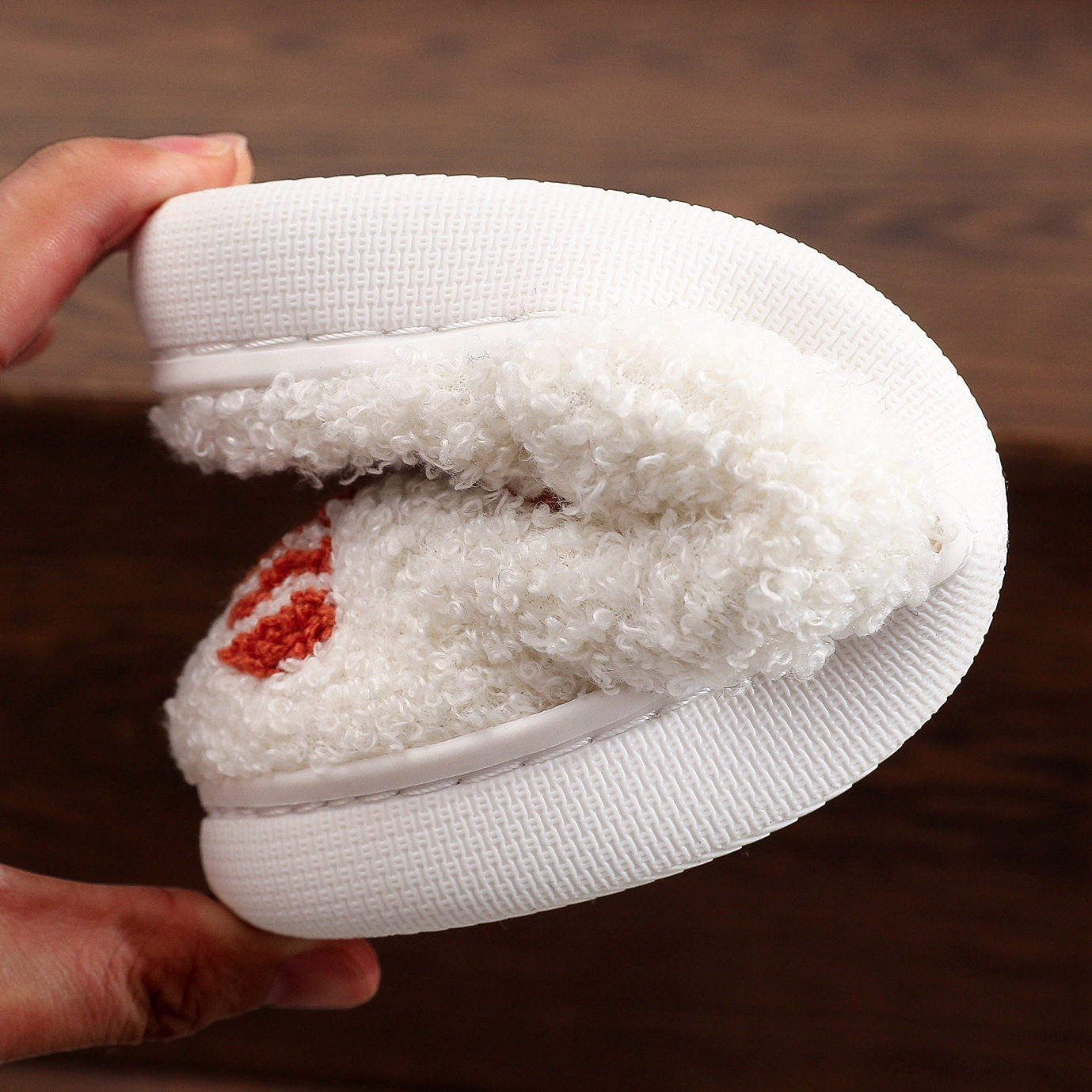 Gingerbread Man Couple Cotton Slippers